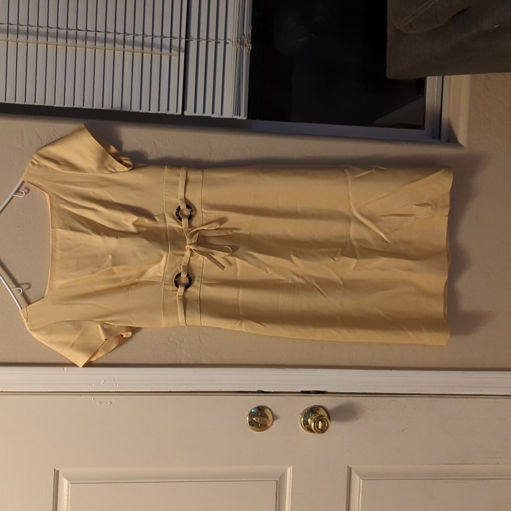 Talbot's size 6 yellow dress